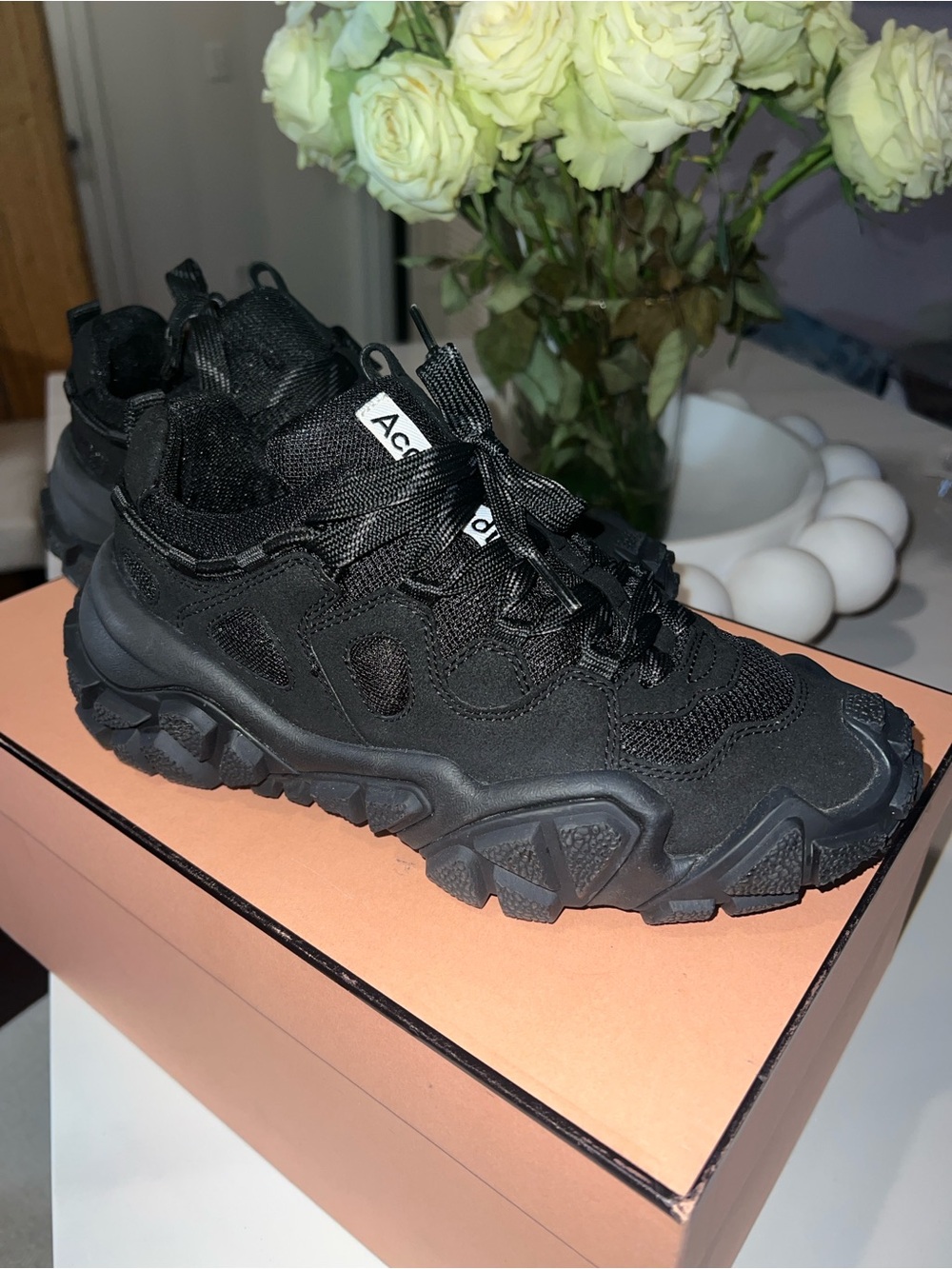 Acne Studios Black Chunky Sneaker